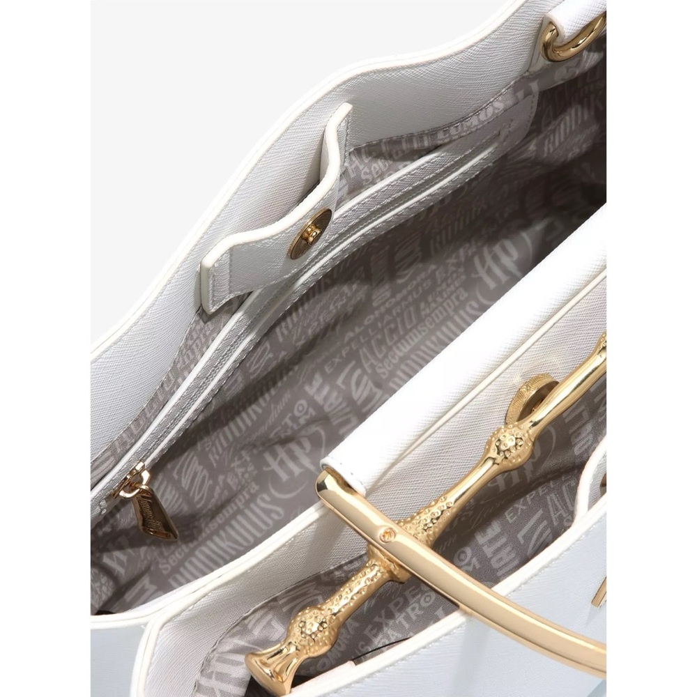 Loungefly Harry Potter Deathly Hallows Elder Wand handle & crossbody strap purse - Picture 5 of 5